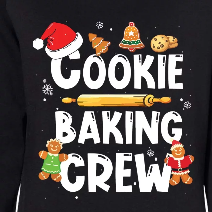 Christmas Cookie Baking Crew Pajama Gingerbread Christmas Santa Hat Xmas Womens California Wash Sweatshirt