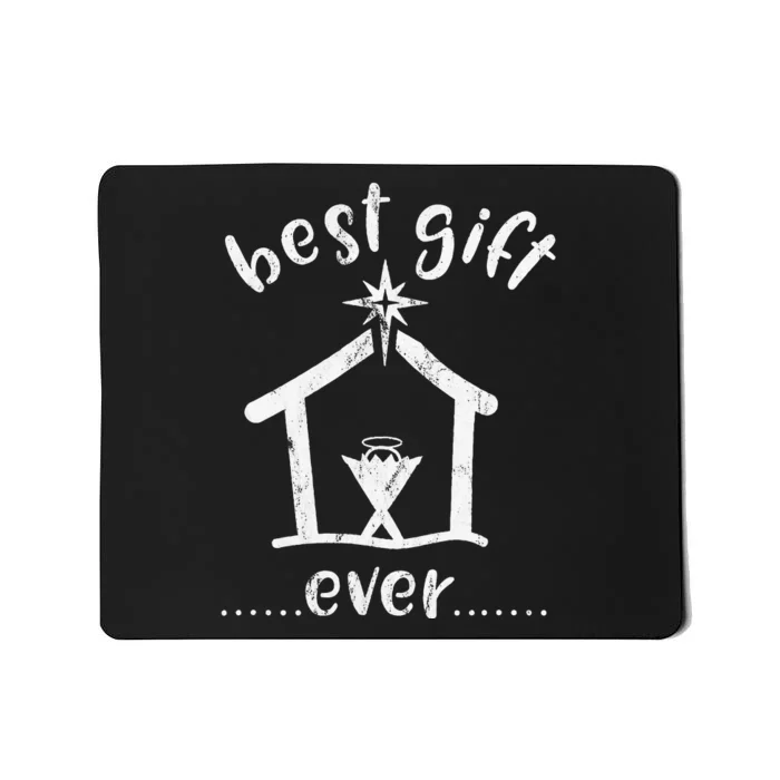 Christian Christmas Best Gift Ever Jesus Story Mousepad