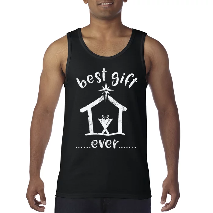 Christian Christmas Best Gift Ever Jesus Story Tank Top