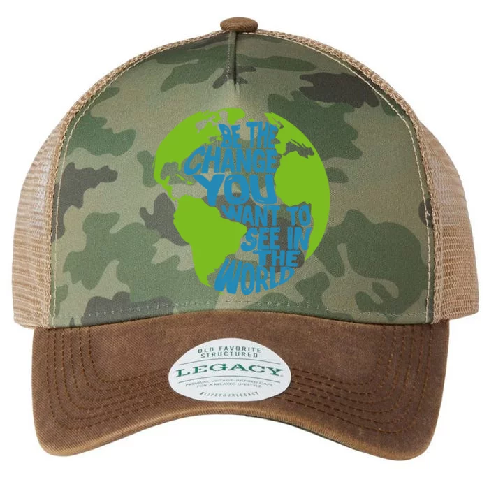 Climate Change Be The Change You Want To See In The World Legacy Tie Dye Trucker Hat