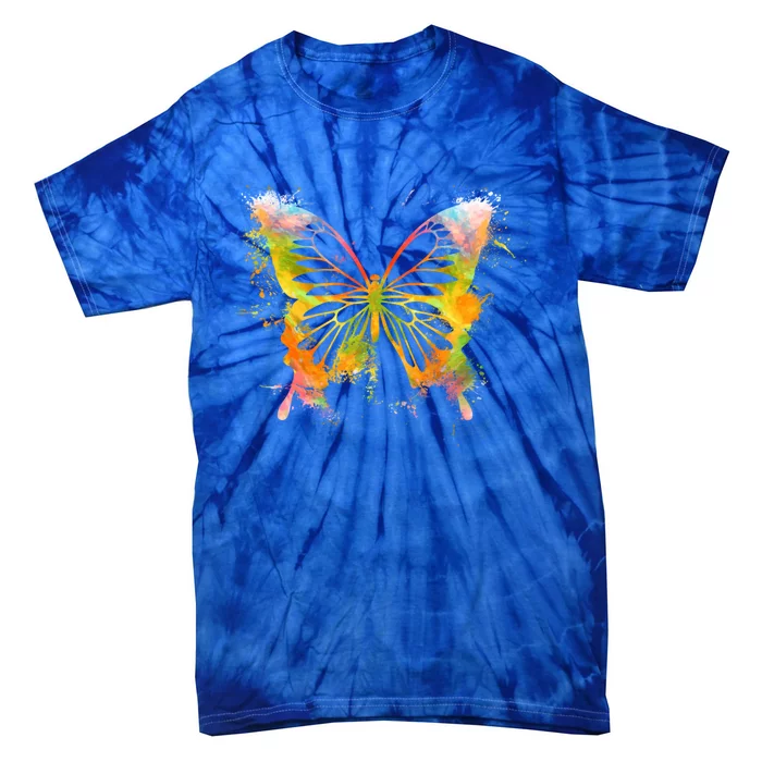 Colorful Cute Butterfly Butterflies Gift Tie-Dye T-Shirt