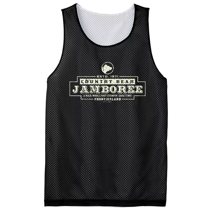 Classic Country Bear Jamboree Theme Park Series Mesh Reversible Basketball Jersey Tank