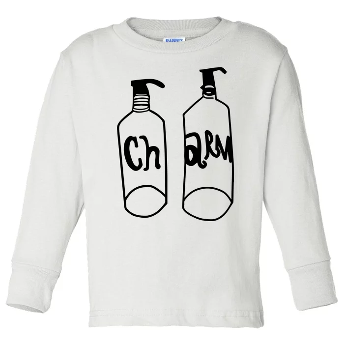 Clairo Charm Bottles Toddler Long Sleeve Shirt