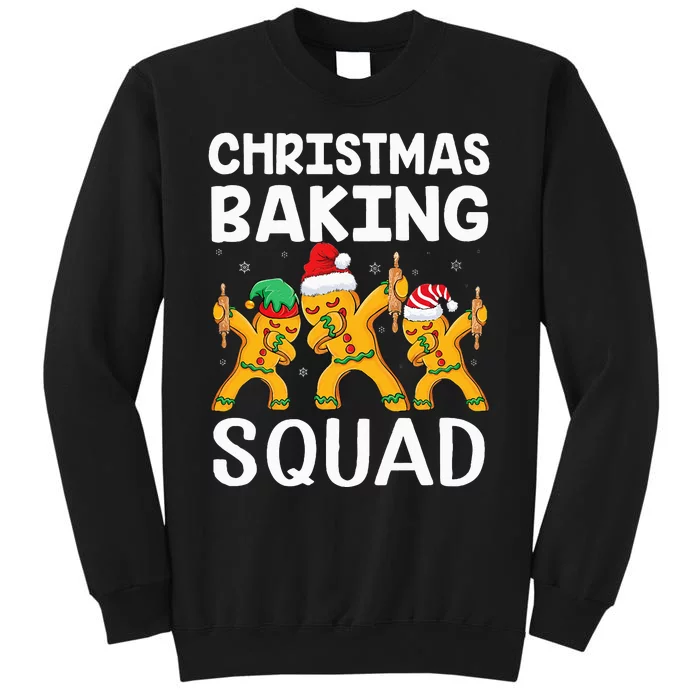 Christmas Cookie baking team squad Dabbing Gingerbread Man Tall Sweatshirt