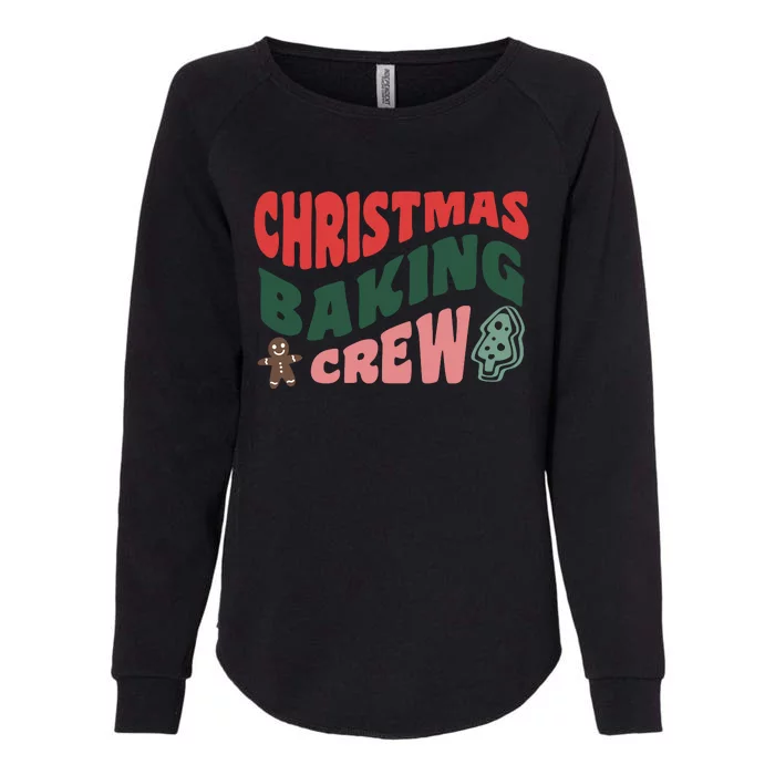 Cool Christmas Baking Crew Womens California Wash Sweatshirt