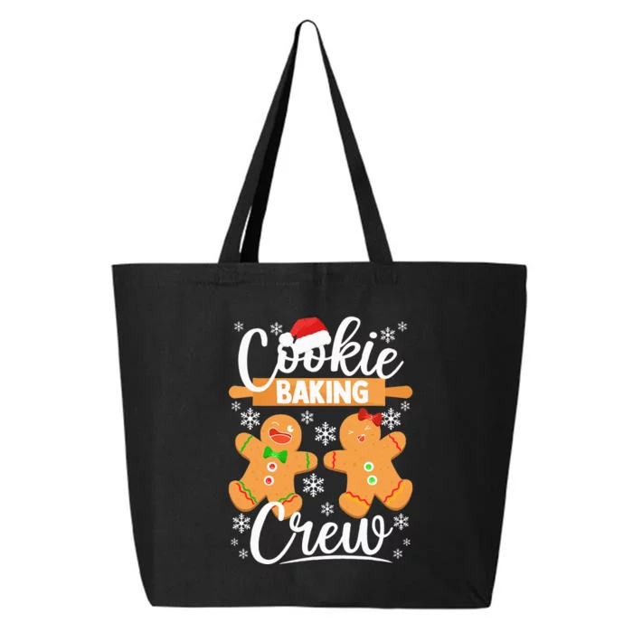 Christmas Cookie Baking Crew Festive Gingerbread 25L Jumbo Tote