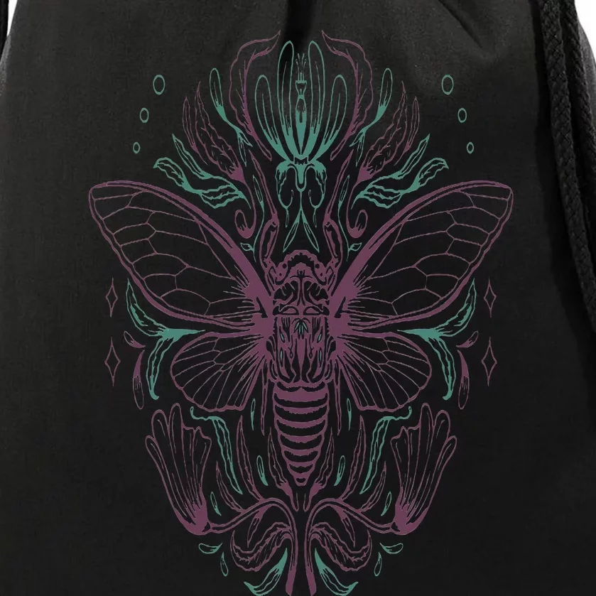 Cicada Cicadas Brood Insect Drawstring Bag