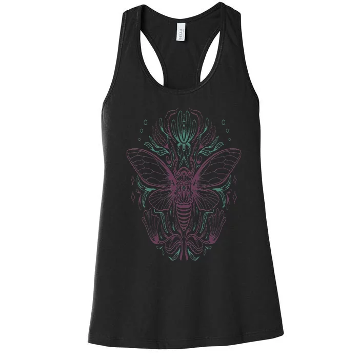 Cicada Cicadas Brood Insect Women's Racerback Tank