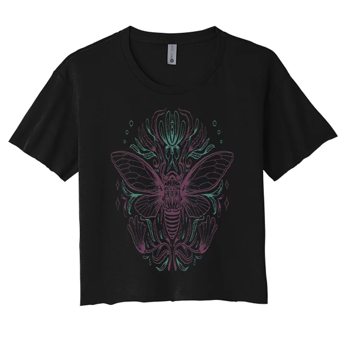 Cicada Cicadas Brood Insect Women's Crop Top Tee