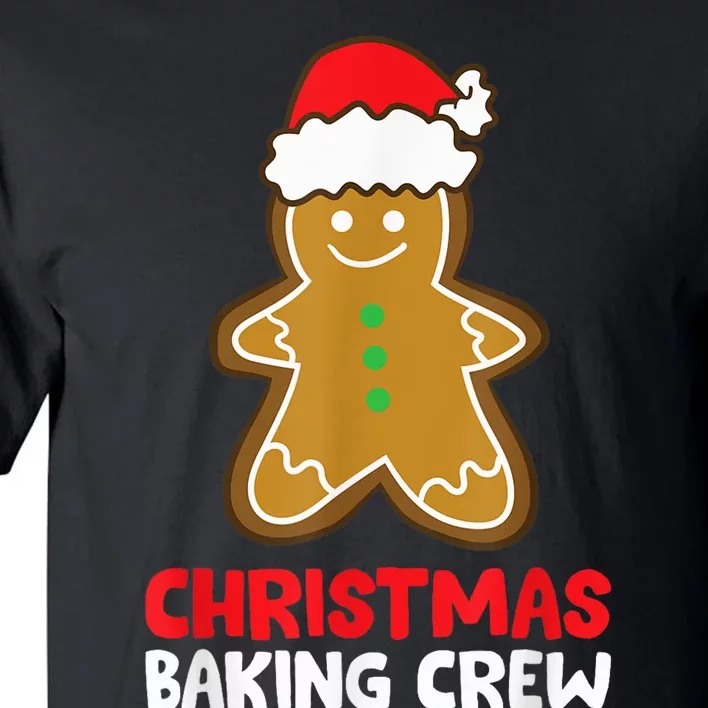 Christmas Cookie Baking Crew Funny Gingerbread Baking Tall T-Shirt