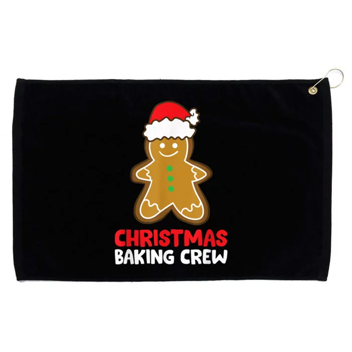 Christmas Cookie Baking Crew Funny Gingerbread Baking Grommeted Golf Towel