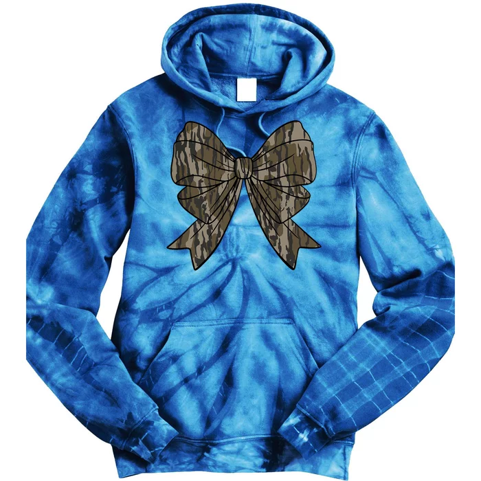 Camo Coquette Bow Duck Hunt Duck Hunting Tie Dye Hoodie