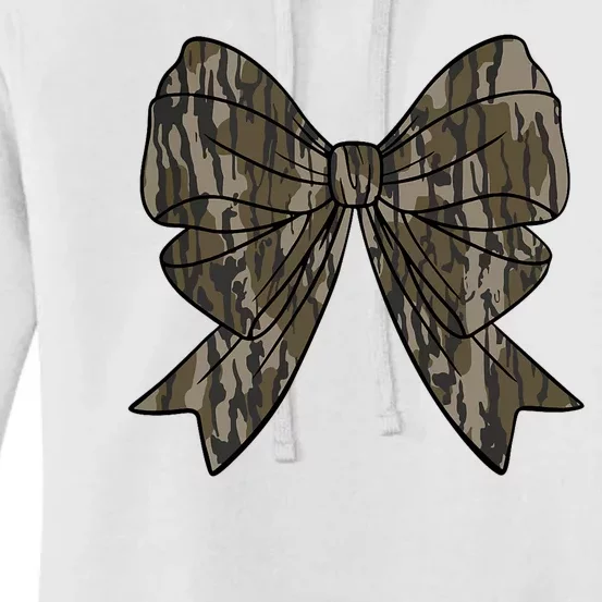 Camo Coquette Bow Duck Hunt Duck Hunting Women's Pullover Hoodie