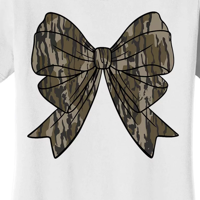 Camo Coquette Bow Duck Hunt Duck Hunting Women's T-Shirt