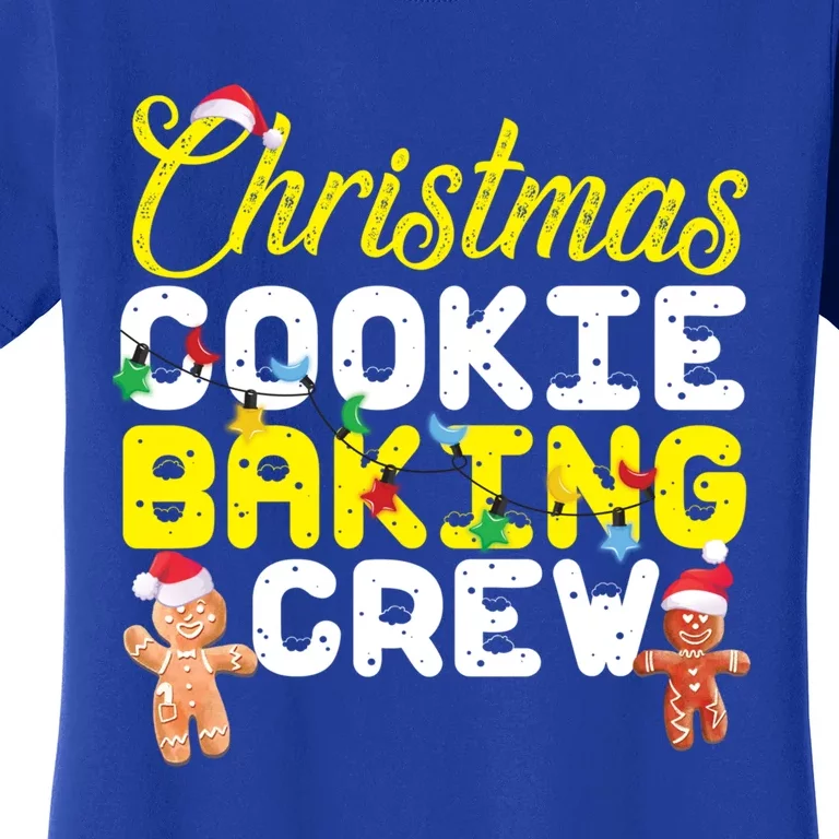 Christmas Cookie Baking Crew Gingerbread Gift Women's T-Shirt