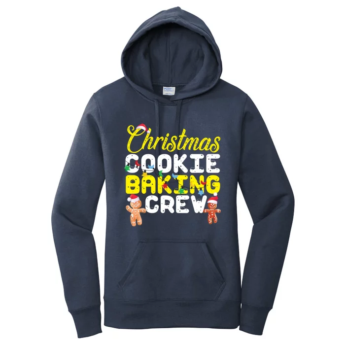 Christmas Cookie Baking Crew Gingerbread Gift Women's Pullover Hoodie