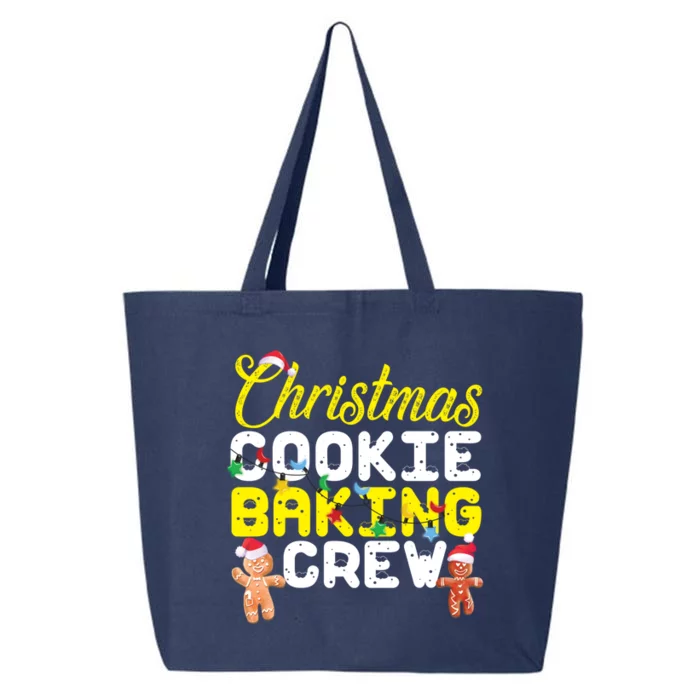 Christmas Cookie Baking Crew Gingerbread Gift 25L Jumbo Tote