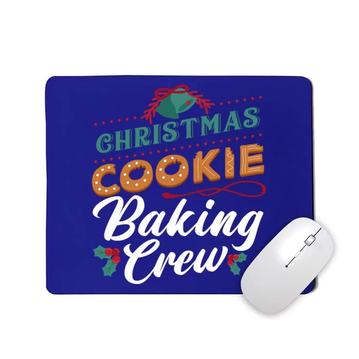 Christmas Cookie Baking Crew Gingerbread Team Santa Family Gift Mousepad