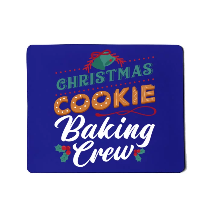 Christmas Cookie Baking Crew Gingerbread Team Santa Family Gift Mousepad