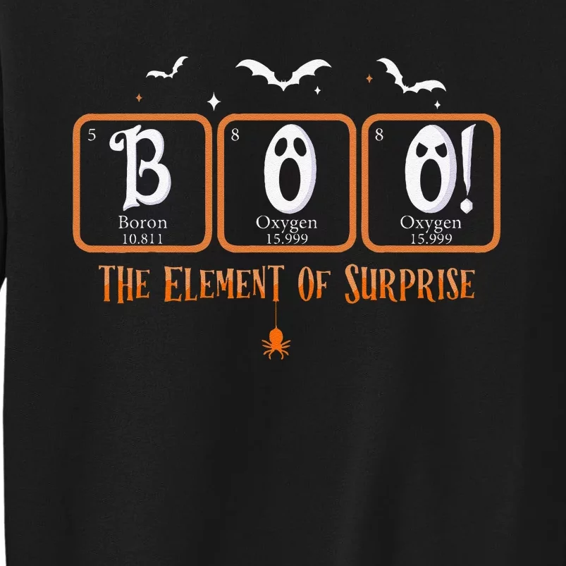 Cute Chemistry Boo The Element Of Surprise Chemist Halloween Sweatshirt