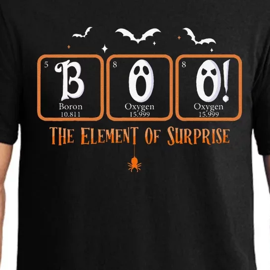 Cute Chemistry Boo The Element Of Surprise Chemist Halloween Pajama Set