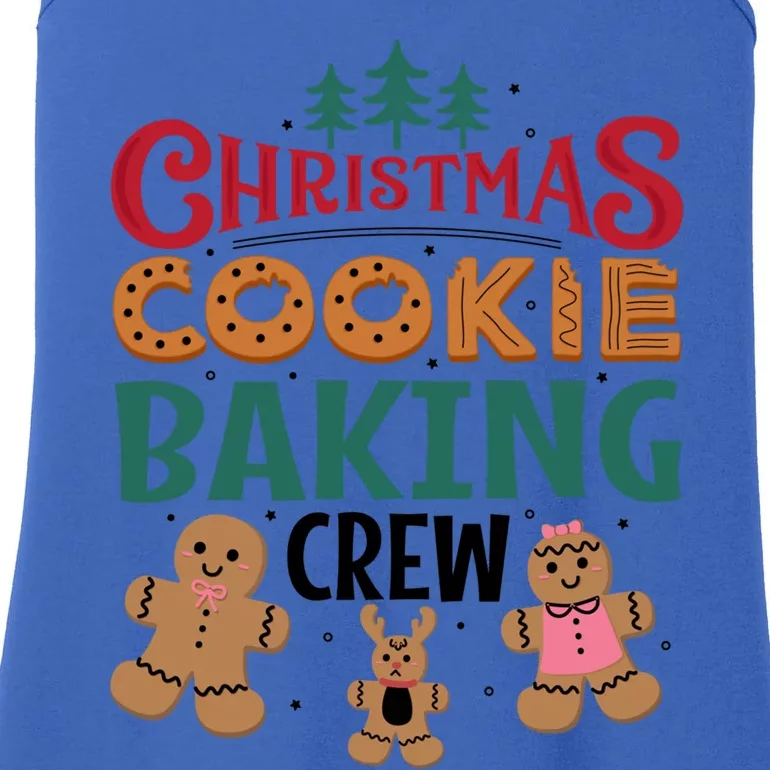 Christmas Cookie Baking Crew Gingerbread Team Santa Family Cute Gift Ladies Essential Tank