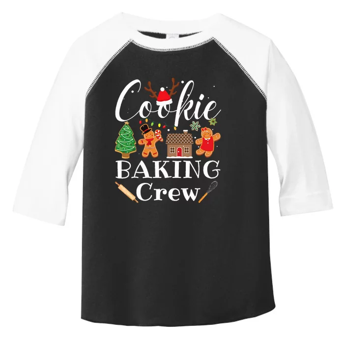 Christmas Cookie Baking Crew Family Baking Team Funny Cookie Toddler Fine Jersey T-Shirt