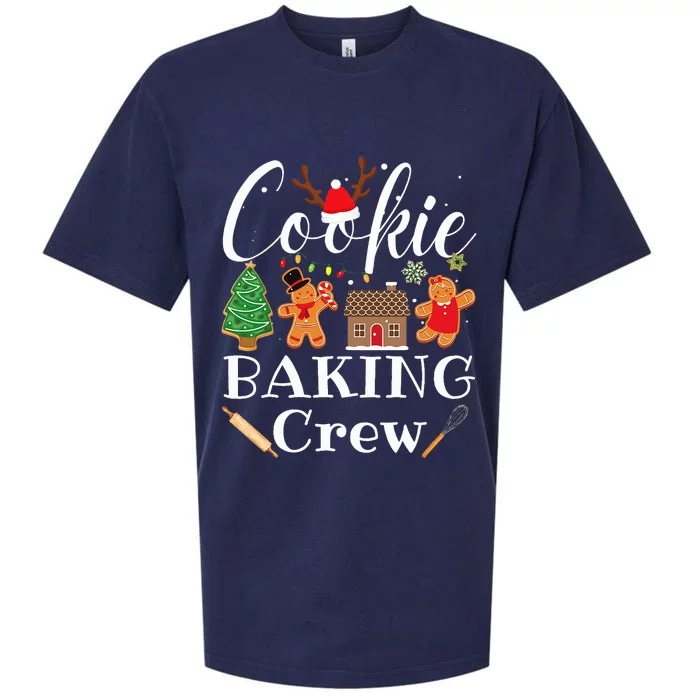 Christmas Cookie Baking Crew Family Baking Team Funny Cookie Sueded Cloud Jersey T-Shirt