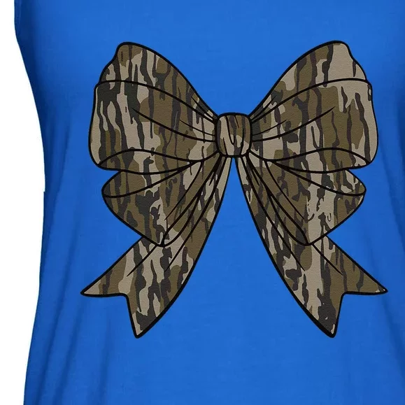 Camo Coquette Bow Duck Hunt Duck Hunting Women Gift Ladies Essential Flowy Tank