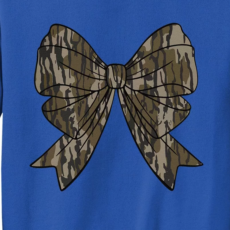 Camo Coquette Bow Duck Hunt Duck Hunting Women Gift Tall Sweatshirt