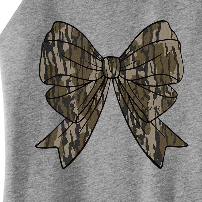 Camo Coquette Bow Duck Hunt Duck Hunting Women Gift Women’s Perfect Tri Rocker Tank