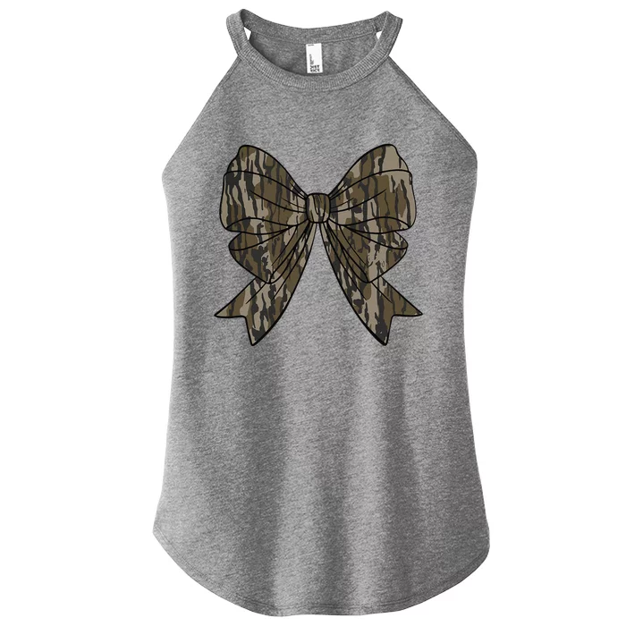 Camo Coquette Bow Duck Hunt Duck Hunting Women Gift Women’s Perfect Tri Rocker Tank