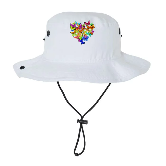 Colorful Cute Butterfly Heart Butterflies Legacy Cool Fit Booney Bucket Hat