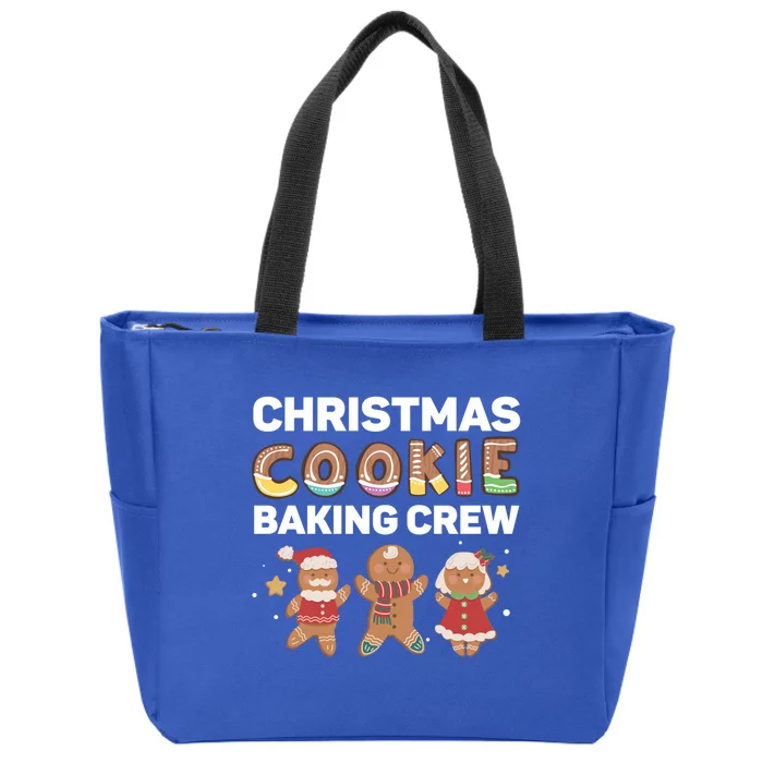 Christmas Cookie Baking Crew Gingerbread Team Santa Family Meaningful Gift Zip Tote Bag