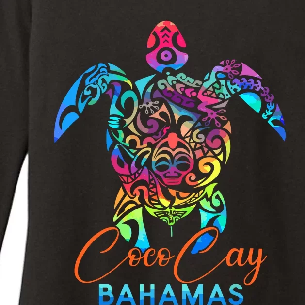 Coco Cay Bahamas Sea Turtle Family Vacation Summer Womens CVC Long Sleeve Shirt