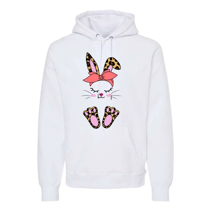 Cute Cheetah Bunny Premium Hoodie