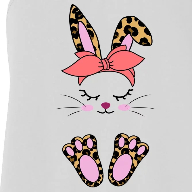 Cute Cheetah Bunny Women's Racerback Tank