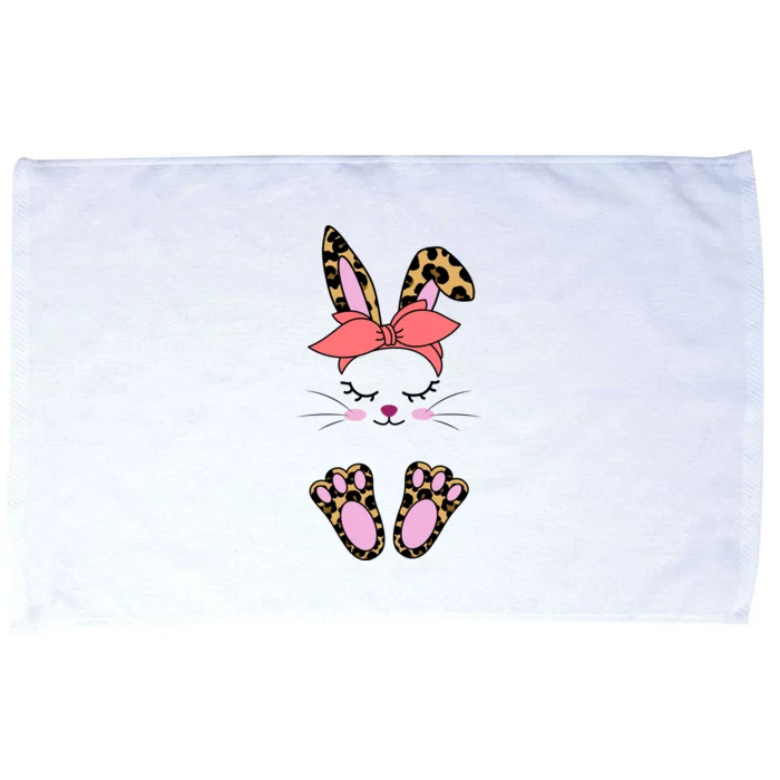 Cute Cheetah Bunny Microfiber Hand Towel