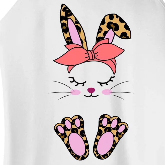 Cute Cheetah Bunny Women’s Perfect Tri Rocker Tank