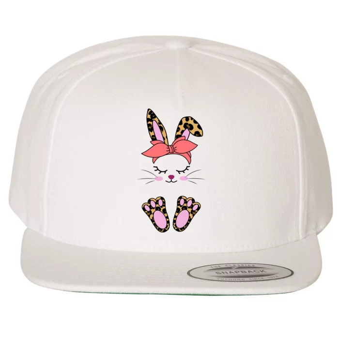 Cute Cheetah Bunny Wool Snapback Cap