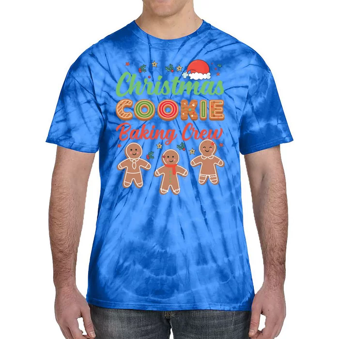 Christmas Cookie Baking Crew Gingerbread Team Santa Family Meaningful Gift Tie-Dye T-Shirt