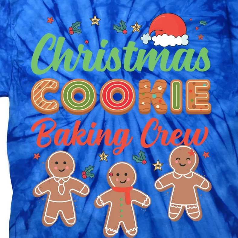 Christmas Cookie Baking Crew Gingerbread Team Santa Family Meaningful Gift Tie-Dye T-Shirt