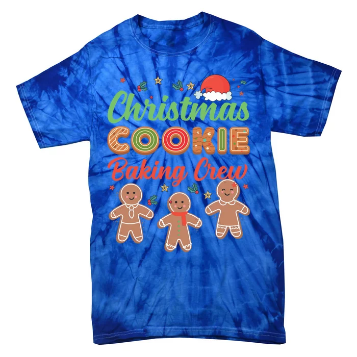 Christmas Cookie Baking Crew Gingerbread Team Santa Family Meaningful Gift Tie-Dye T-Shirt