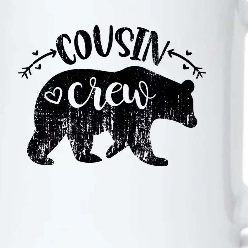 Cousin Crew Bear I Team Cousin Crew Meaningful Gift Black Color Changing Mug