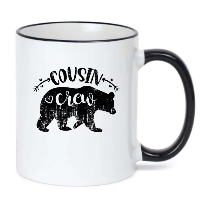 Cousin Crew Bear I Team Cousin Crew Meaningful Gift Black Color Changing Mug