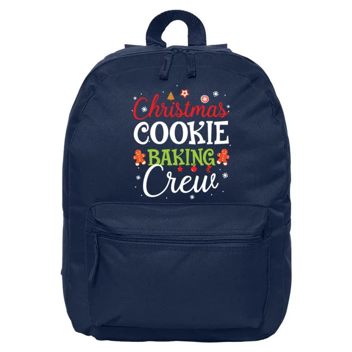 Christmas Cookie Baking Crew Funny Cookie Xmas Gifts 16 in Basic Backpack