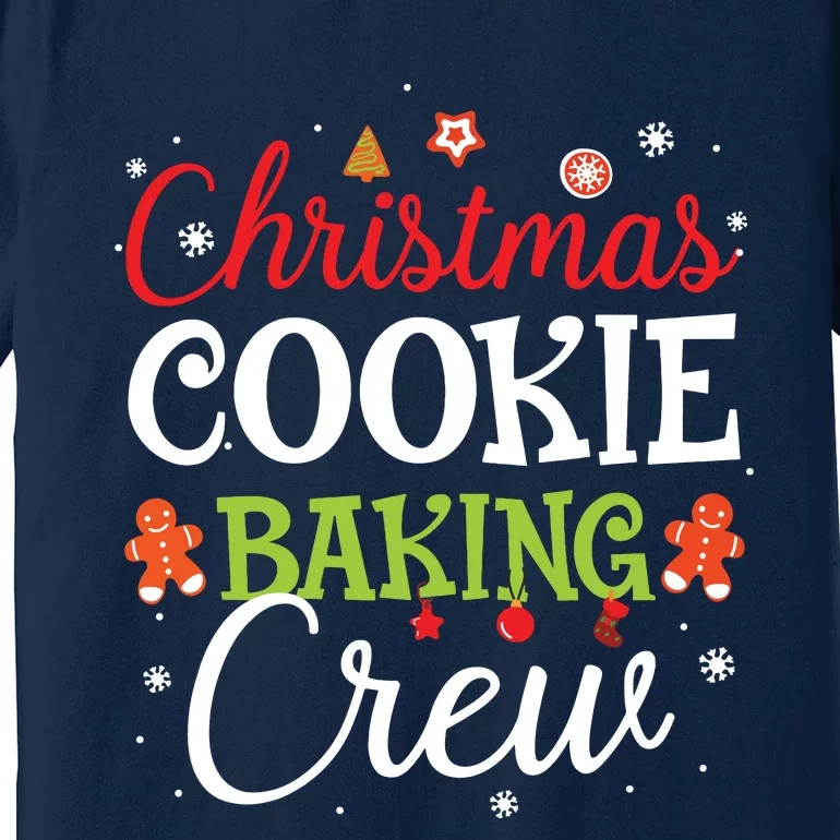 Christmas Cookie Baking Crew Funny Cookie Xmas Gifts Premium T-Shirt