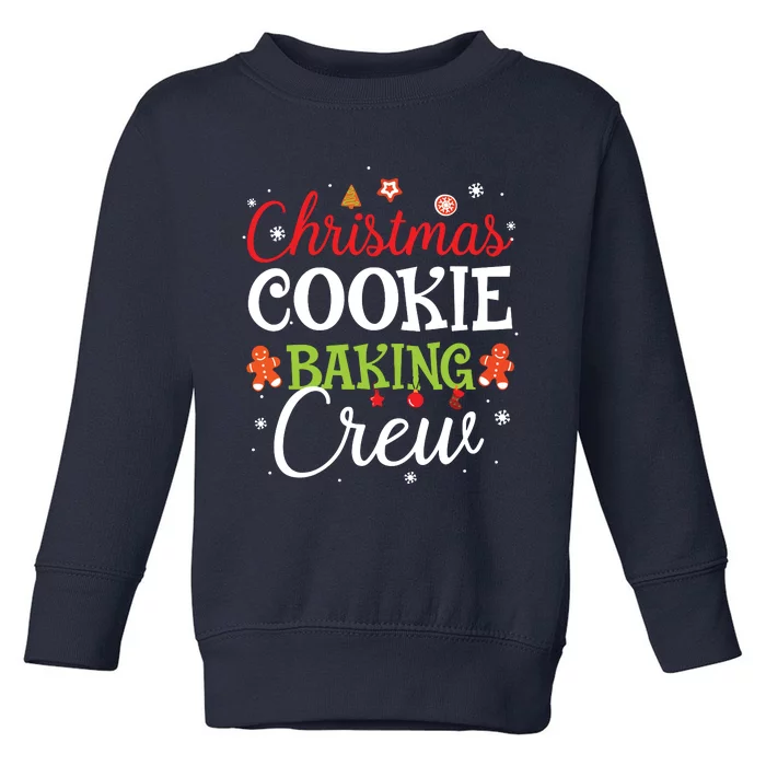 Christmas Cookie Baking Crew Funny Cookie Xmas Gifts Toddler Sweatshirt