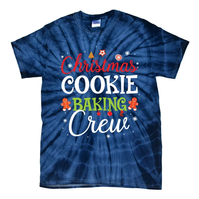 Christmas Cookie Baking Crew Funny Cookie Xmas Gifts Tie-Dye T-Shirt