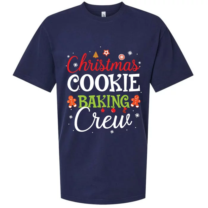 Christmas Cookie Baking Crew Funny Cookie Xmas Gifts Sueded Cloud Jersey T-Shirt